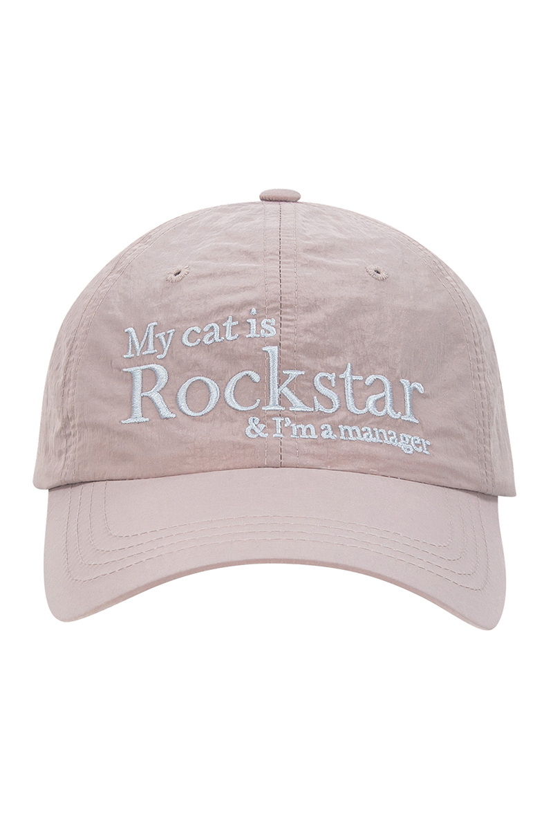 Rockstar cat cap (Baby Pink)