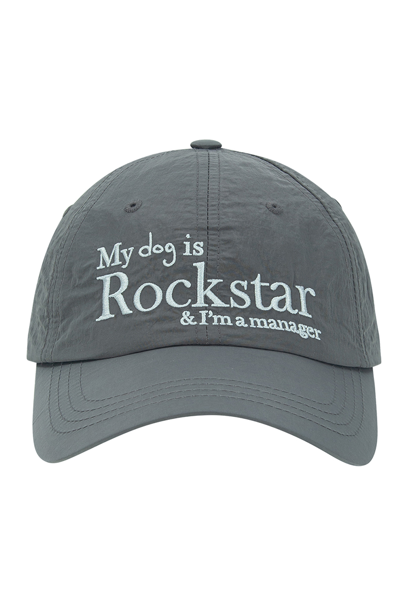 Rockstar dog cap (Charcoal)