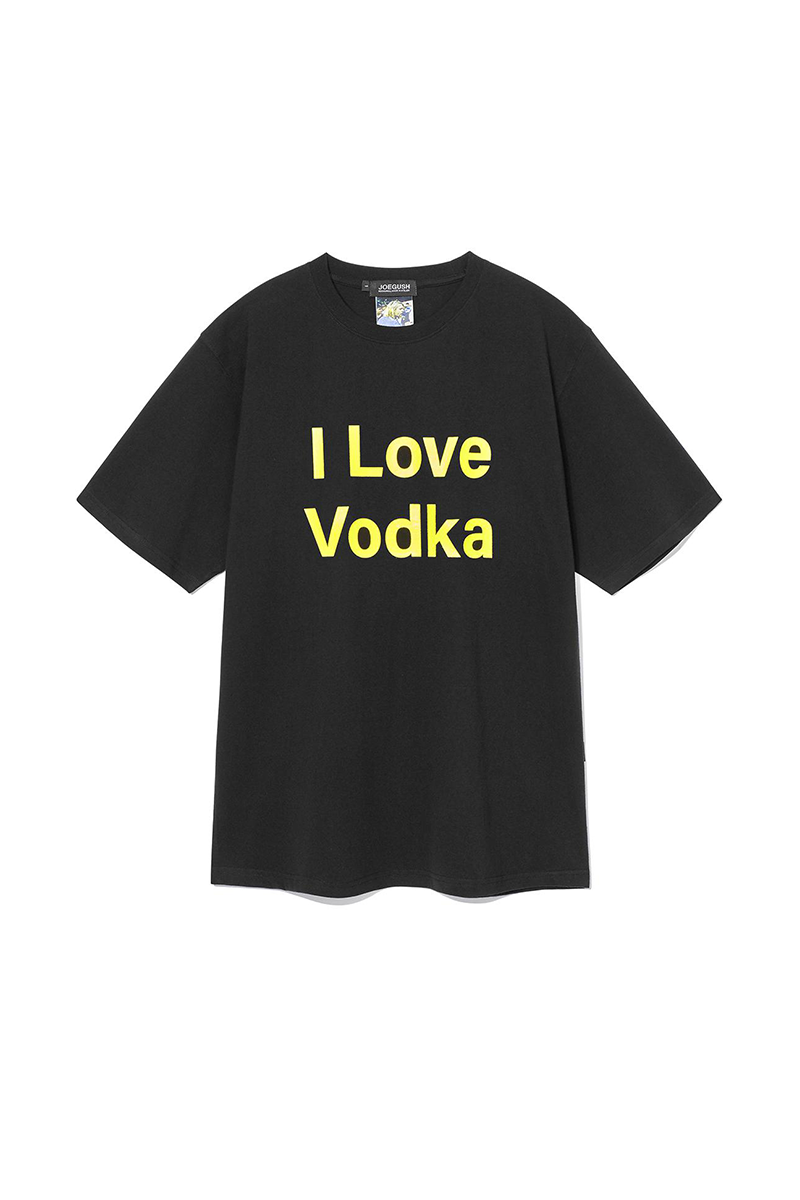 I Love Vodka T-shirt (Black)
