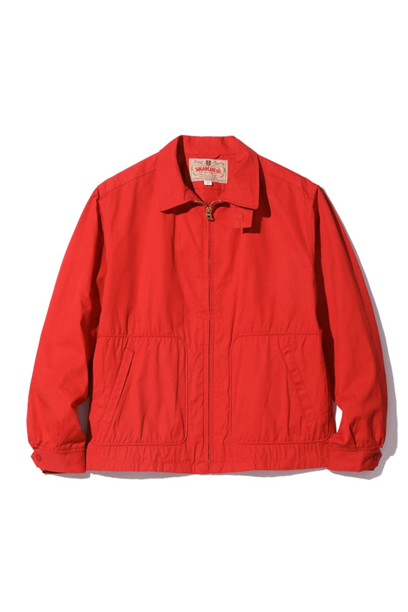 COTTON WEATHER CLOTH SPORTS JACKET - RED