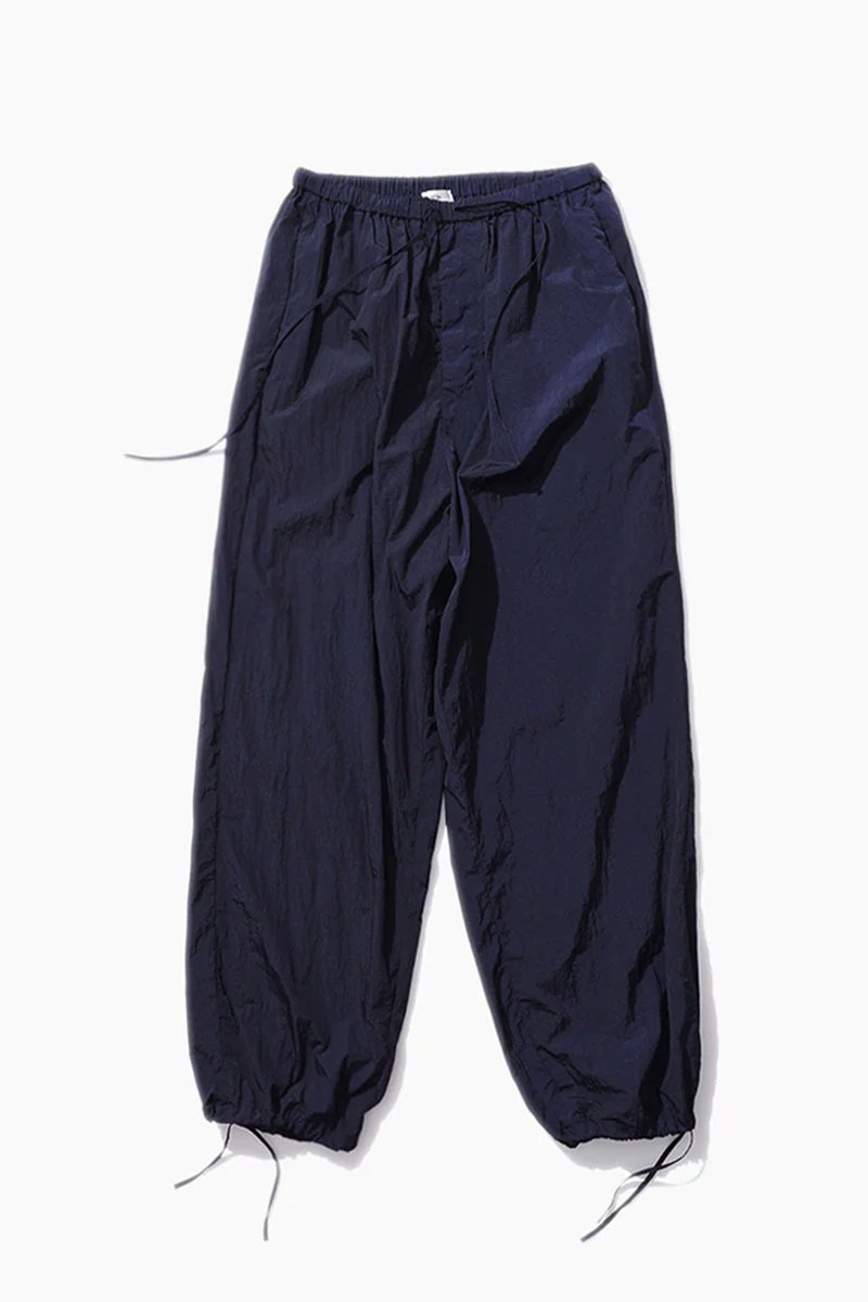 HAND DYED NYLON OVER PANTS - NAVY