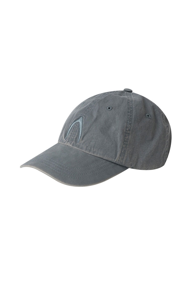 Washed Cotton Ball Cap (Blue)